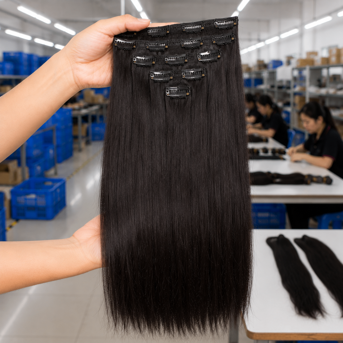 Clip-On Hair Extensions